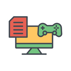 Gaming News Icon Design