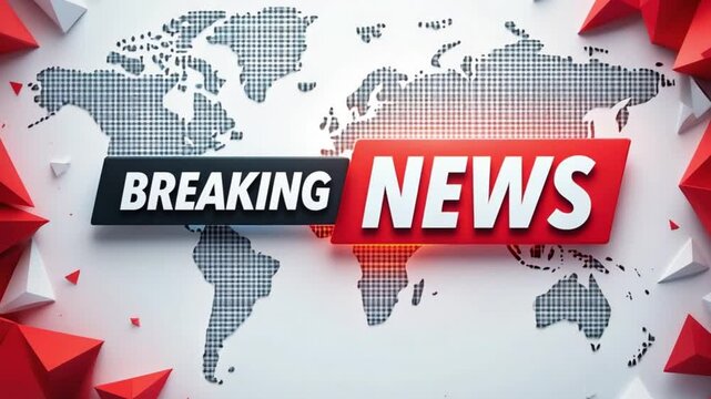 Breaking News Broadcast: Global Events Coverage