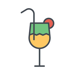 Festive Drinks Icon Design
