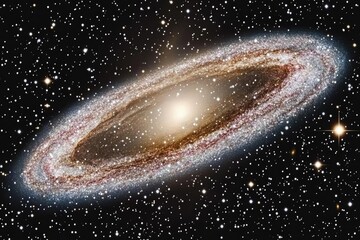 Fototapeta premium Spiral galaxy in the cosmos