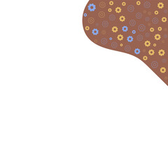 Corner Flower Minimalist