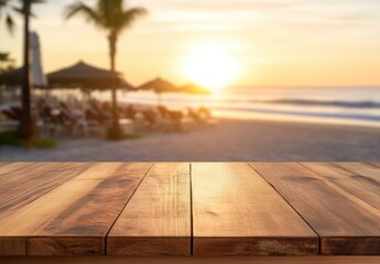 Fototapeta premium sunset on the beach