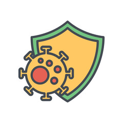 Virus Protection Icon Design