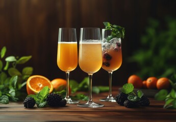 glass of orange juice