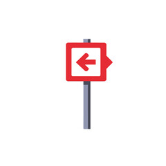 Left_Arrow_Road_Sign_Illustration_Directional_Sign_for_Navigation_and_Guidance_Traffic_Control_Symbol_for_Streets_and_Highways_Direct_Drivers_Safely