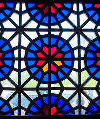 shebeke stained glass windows indoors