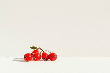 Fototapeta premium rose hips berries minimalism photo