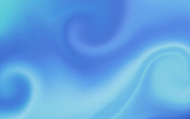 Obraz premium Elegant Blue Swirl – Abstract Twirl in Soft Gradient Tones 