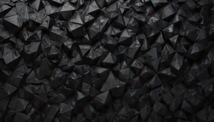 Abstract chaotic black carbon geometric texture , stylish, random shapes