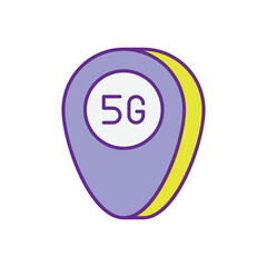 Location  Icon vector stock illustration