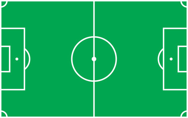 football field top view