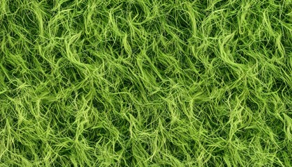 Detailed Closeup Vibrant Green Grass Texture