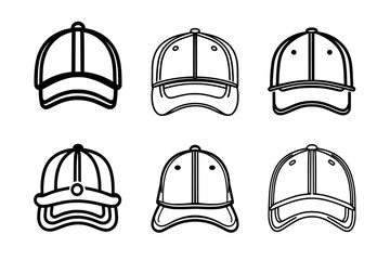 Fototapeta premium Cap Icon Vector Illustration