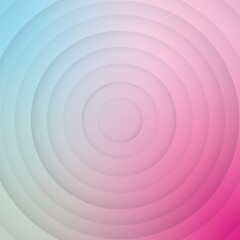 Abstract gradient texture background with circles. Pink and blue gradient round pattern background