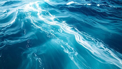 Ocean Waves Texture Background Image