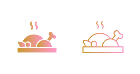 Fototapeta premium Family Dinner Icon Design