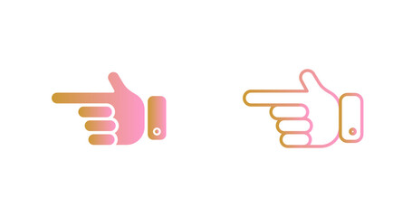 Hand Pointer Icon Design