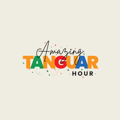 Amazing Tanguar Hour text design