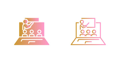 Fototapeta premium Digital Training Icon Design
