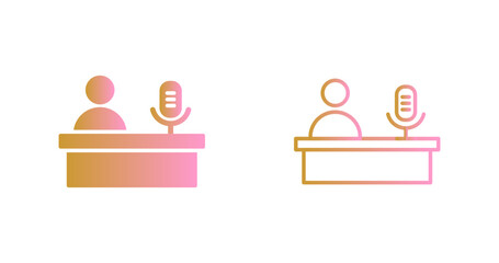 Podcast Hosting Icon Design