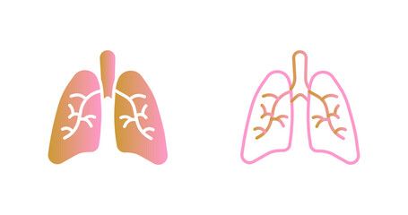 Lungs Icon Design