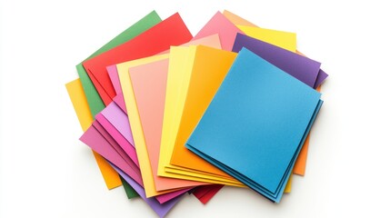 DIY greeting cards isolated on white background