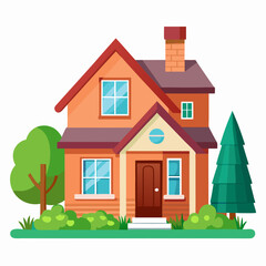 vector illustration of a house