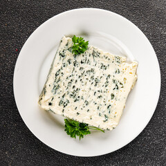 Roquefort cheese gorgonzola Cheese mold natural food dish organic product fresh tasty gourmet food background on the table rustic food top view copy space