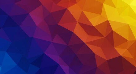 Obraz premium Colorful Geometric Polygon Background
