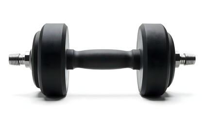 Fototapeta premium dumbbell for fitness isolated on white background