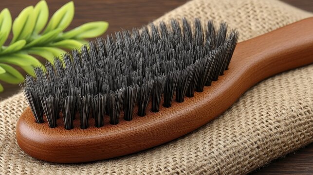 Soft brush bristles after a pampering cleaning session - cleanliness relaxing sanitized rejuvenated