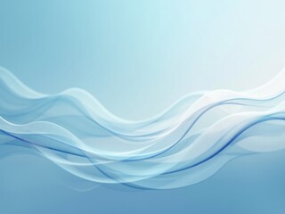 Obraz premium Líneas suaves y fluidas crean patrones suaves y abstractos que evolucionan lentamente