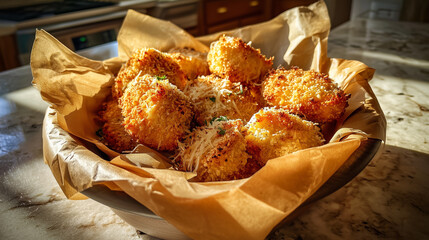 Crispy Homemade Chicken Wings with a Panko-Parmesan Crust