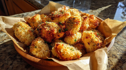 Oven-Baked Perfection: Garlic Parmesan Boneless Chicken Wings