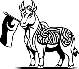 Pakistan Goat Flag Icon