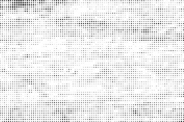 Black Dotted Texture on White Background . Modern Vector Art . Old Paper Effect with Comic Texture . Abstract Wall Design . Grunge Comic Texture Overlay	