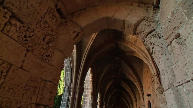 Bellapais Abbey is the ruin of a monastery built by Canons Regular in the 13th century village of Bellapais, Cyprus.