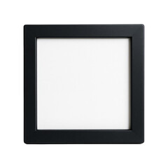 Obraz premium Showcase your photos and art in this square matte black frame, offering a bold and modern presentation.