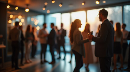 Fototapeta premium Outlines of people engaged in conversation, creating an atmosphere of social activity and office interaction