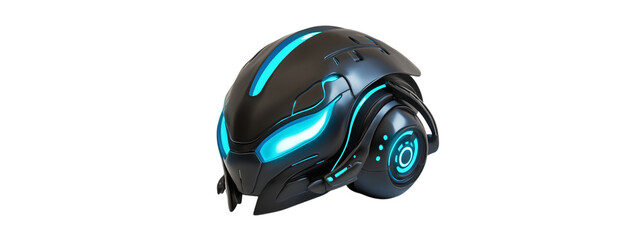 futuristic gaming helmet with LED lights 