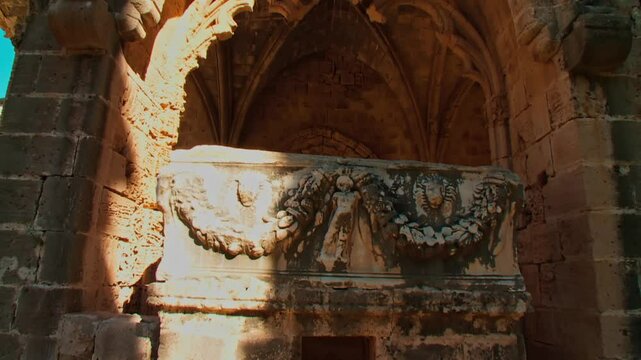 Bellapais Abbey is the ruin of a monastery built by Canons Regular in the 13th century village of Bellapais, Cyprus.