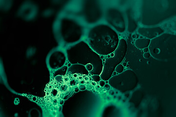 surreal green liquid resembling poison