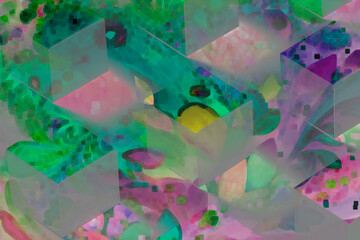 Generated image, Hintergrund bunt