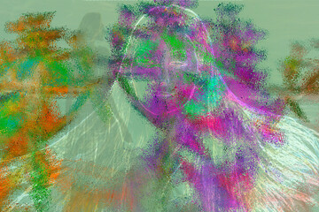 Reference Image, Hintergrund mit frauengesicht