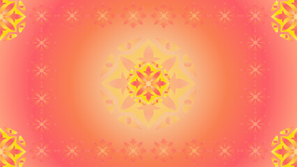 Symphony of Petals - A Gentle Mandala Cascade