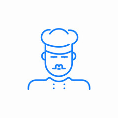chef cook icon sign vector