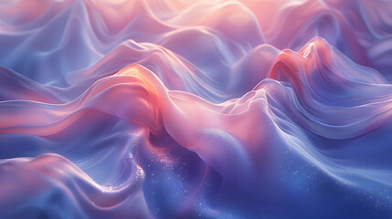 Fototapeta premium Pastel Wave Abstract Background.