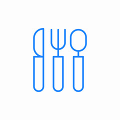 cutlery service icon sign vector