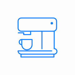espresso machine icon sign vector