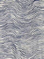 The texture of the lines adds depth and character to the overall pattern, which has a retro, handcrafted aesthetic.